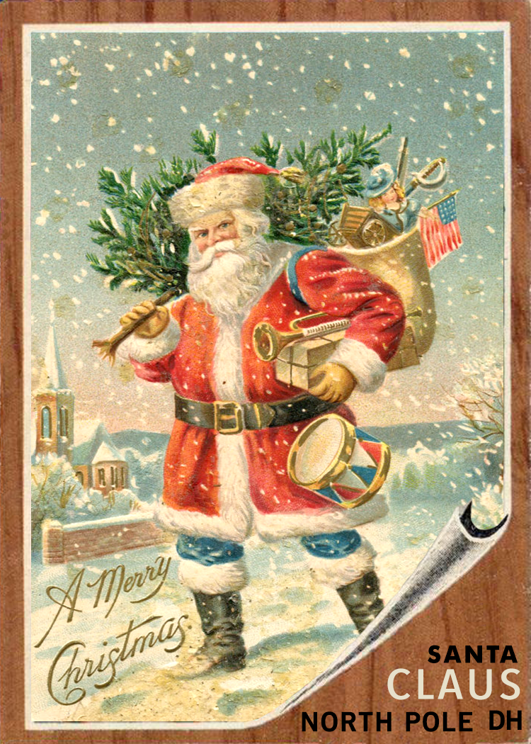 LJACards "Santa Claus" Holiday History Trading Cards ACEO