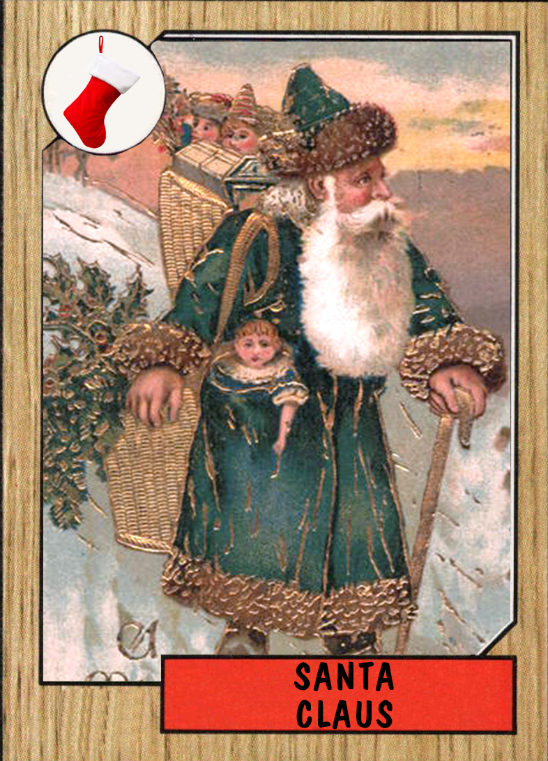 LJACards "Santa Claus" Holiday History Trading Cards ACEO