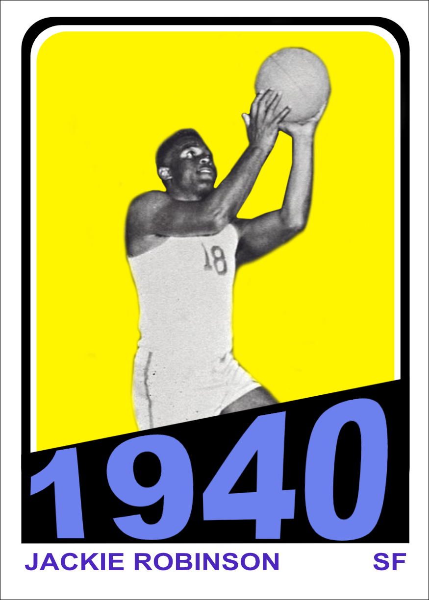 LJACards Jackie Robinson Basketball 1939-1941 Trading Cards ACEO