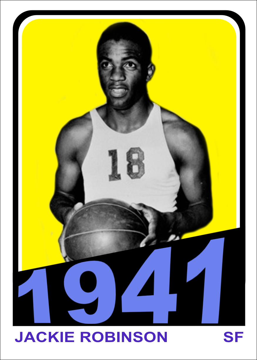 LJACards Jackie Robinson Basketball 1939-1941 Trading Cards ACEO