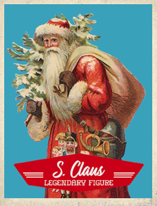 LJACards "Santa Claus" Holiday History Trading Cards ACEO