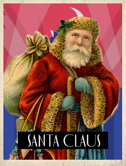 LJACards "Santa Claus" Holiday History Trading Cards ACEO