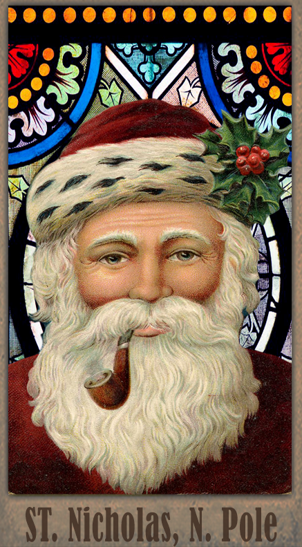 LJACards "Santa Claus" Holiday History Trading Cards ACEO