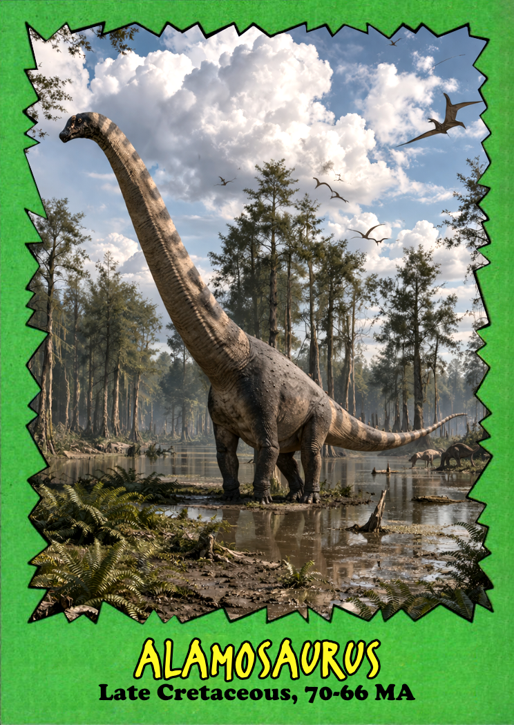 LJACards 2026 "Cretaceous Creatures" Prehistoric Art Trading Cards