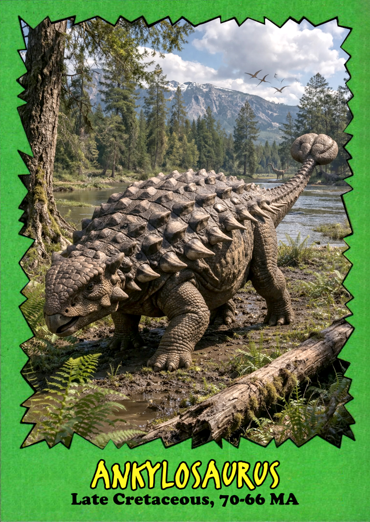 LJACards 2026 "Cretaceous Creatures" Prehistoric Art Trading Cards
