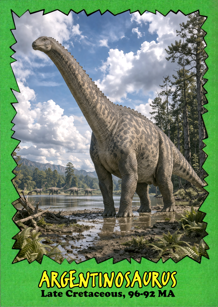 LJACards 2026 "Cretaceous Creatures" Prehistoric Art Trading Cards