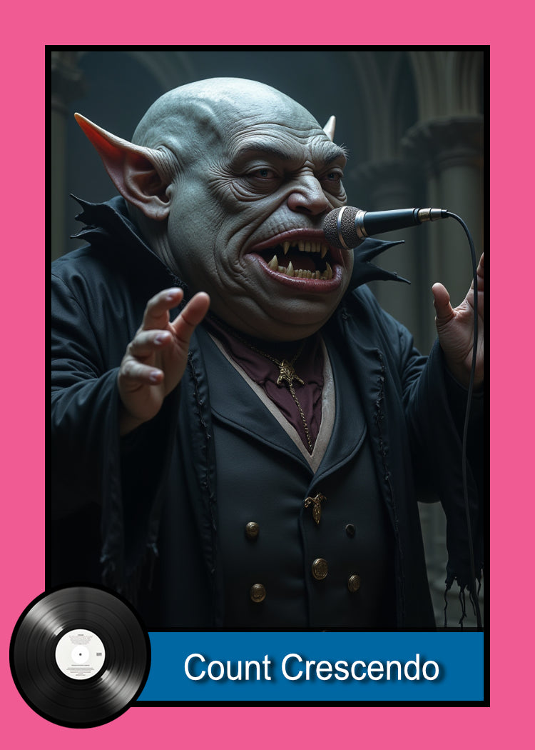 LJACards "Musical Monster"  Trading Cards ACEO