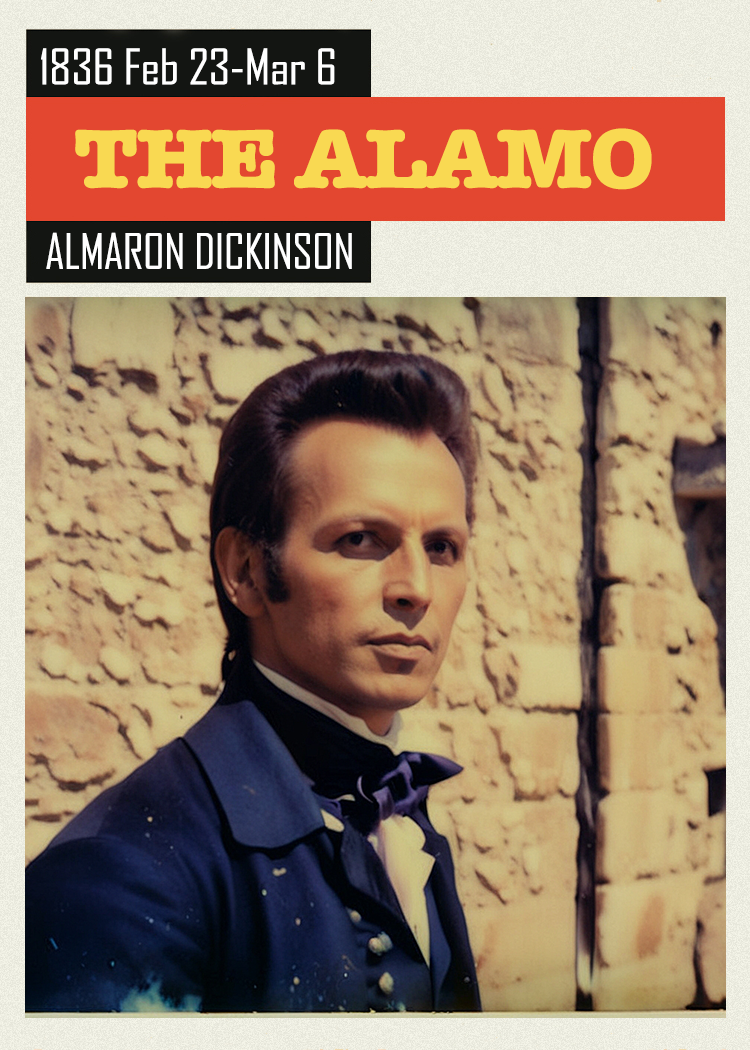 LJACards "The Alamo"  History Trading Cards ACEO