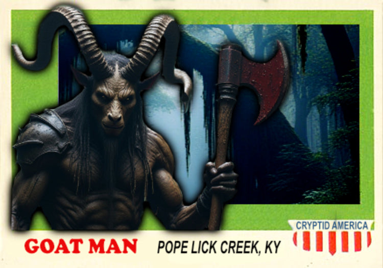 LJACards "Weird America" Cryptozoology Mystery Trading Cards ACEO