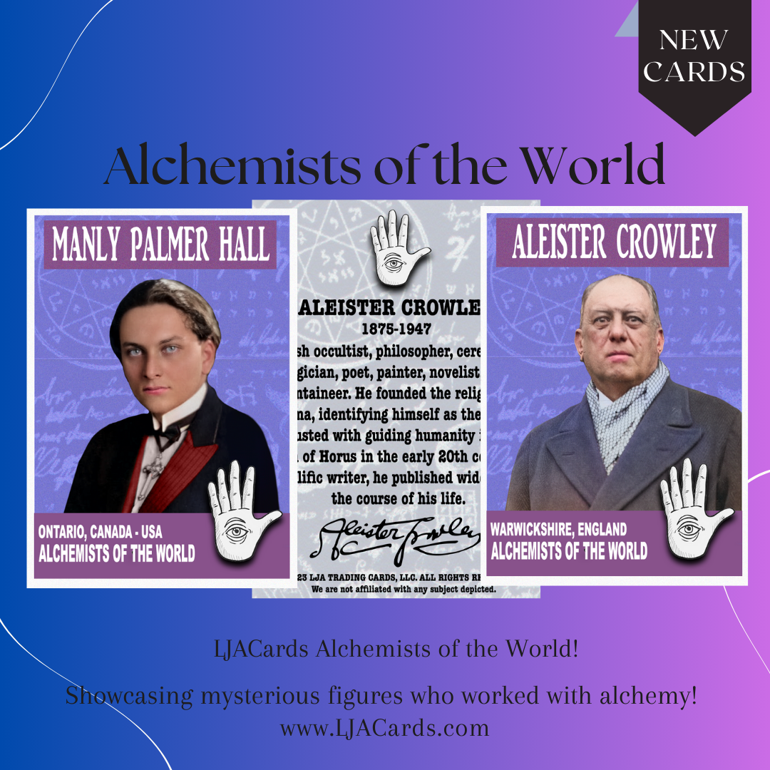 LJACards "Alchemists of the World" Occult Mysterious History Trading Cards ACEO