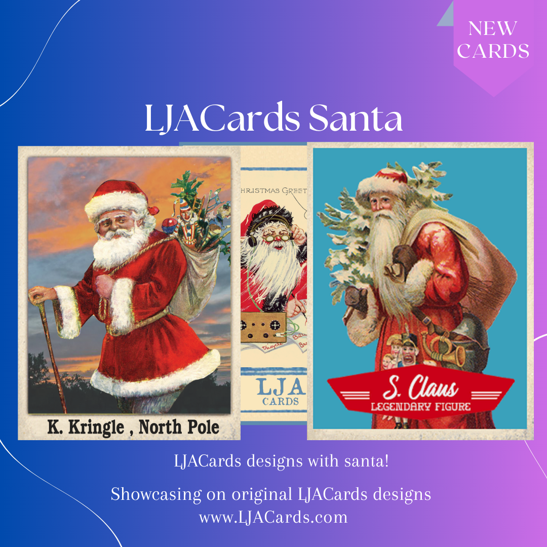 LJACards "Santa Claus" Holiday History Trading Cards ACEO