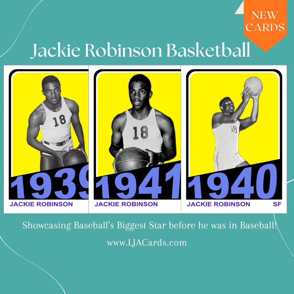 LJACards Jackie Robinson Basketball 1939-1941 Trading Cards ACEO