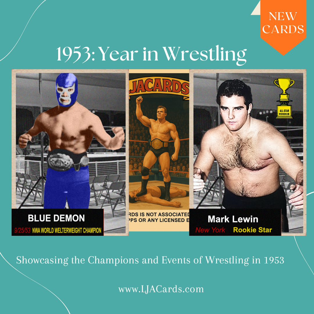2025 LJACards "1953 Year in Wrestling" History of Wrestling Trading Cards ACEO