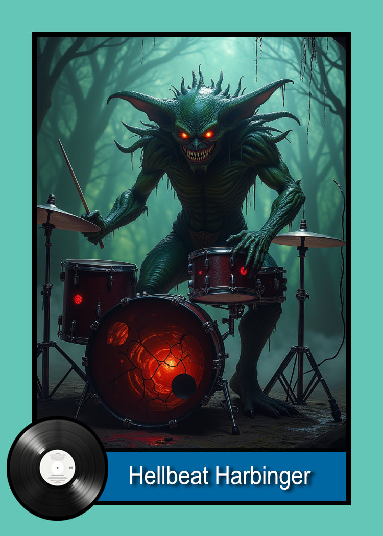 LJACards "Musical Monster"  Trading Cards ACEO