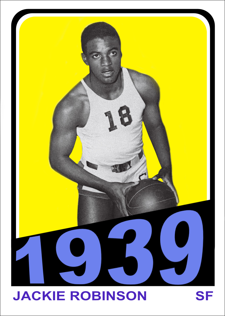 LJACards Jackie Robinson Basketball 1939-1941 Trading Cards ACEO