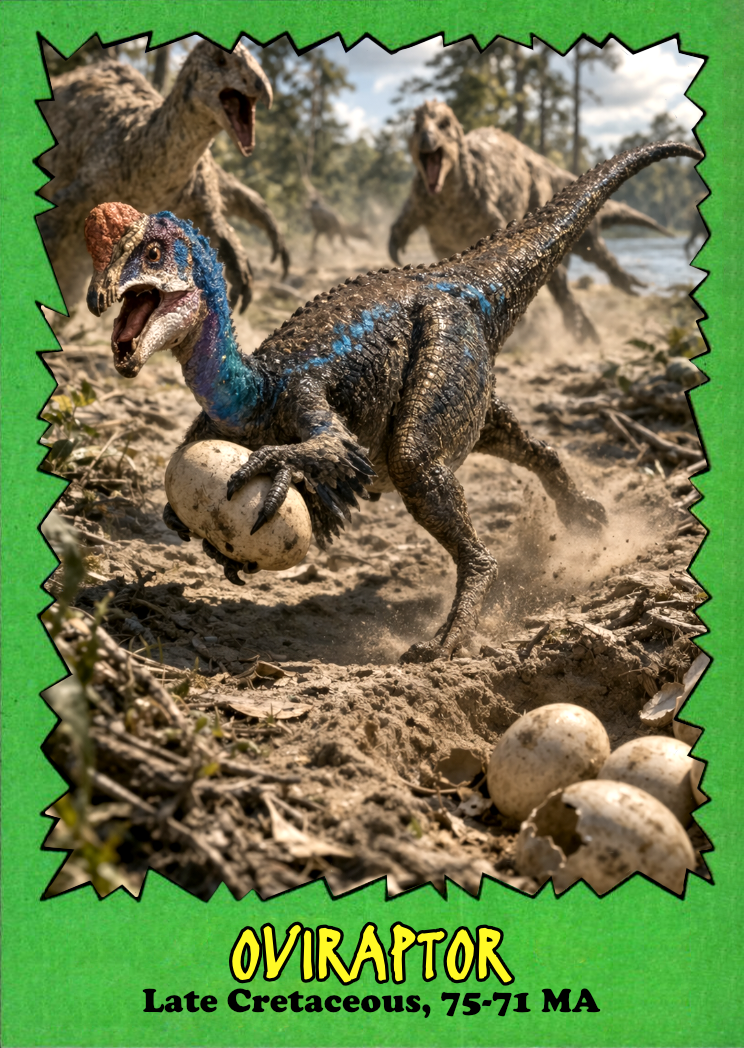 LJACards 2026 "Cretaceous Creatures" Prehistoric Art Trading Cards