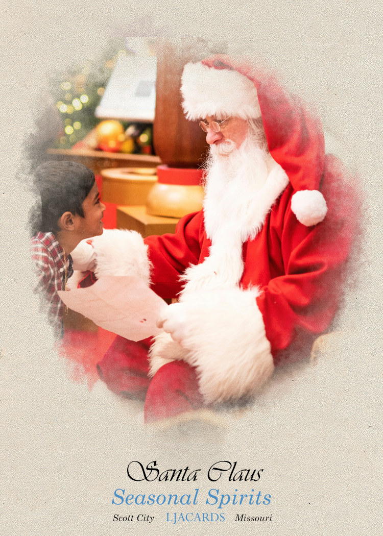 LJACards "Santa Claus" Holiday History Trading Cards ACEO
