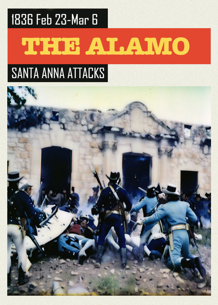 LJACards "The Alamo"  History Trading Cards ACEO