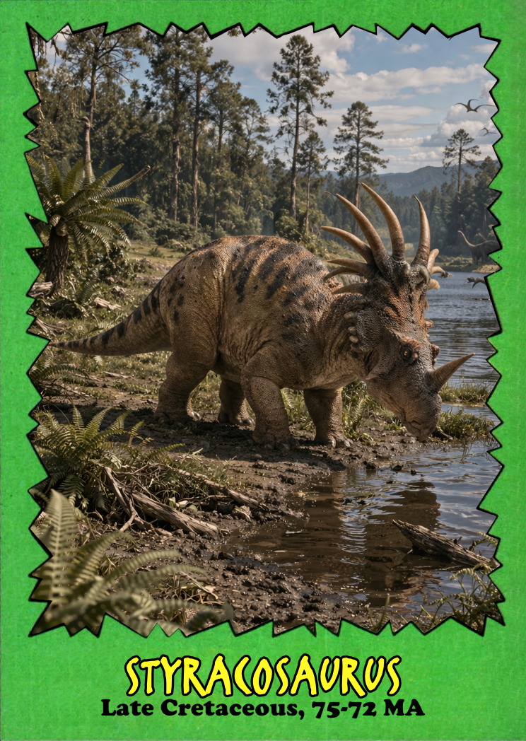 LJACards 2026 "Cretaceous Creatures" Prehistoric Art Trading Cards