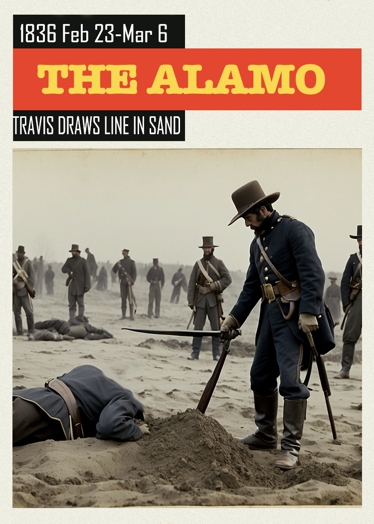 LJACards "The Alamo"  History Trading Cards ACEO