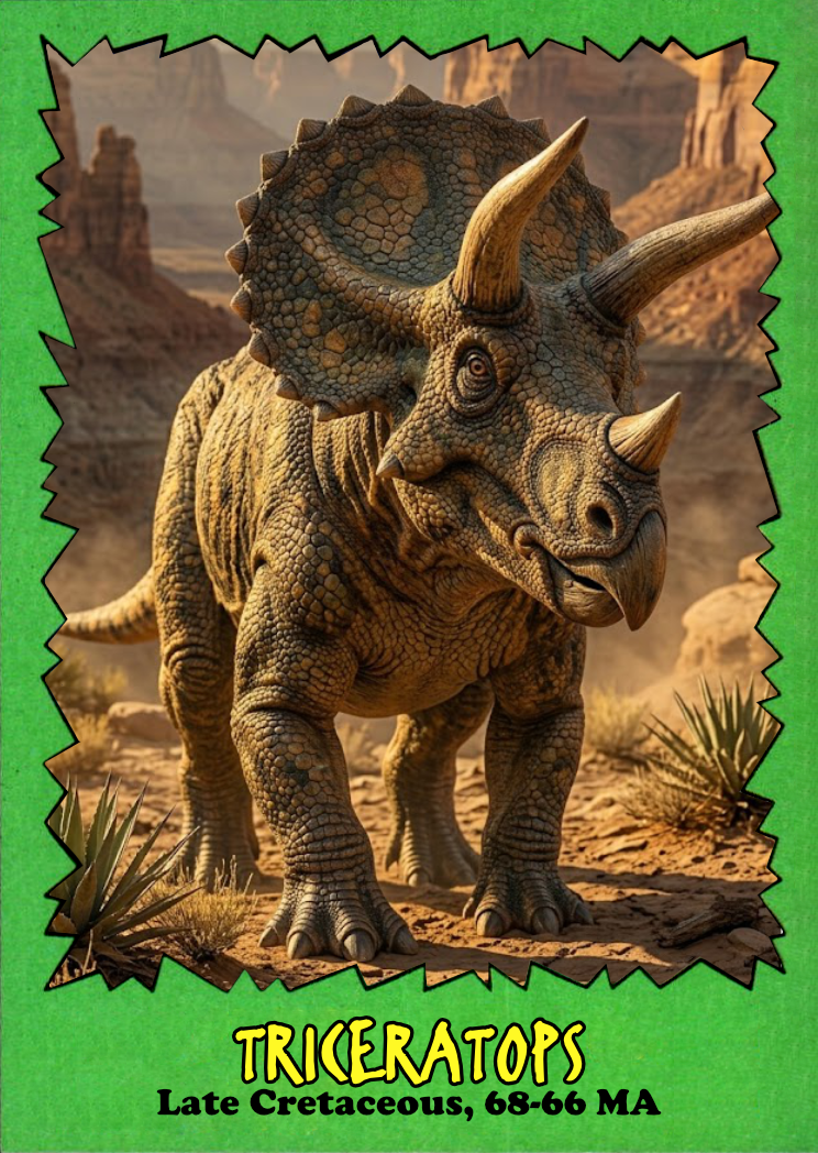 LJACards 2026 "Cretaceous Creatures" Prehistoric Art Trading Cards