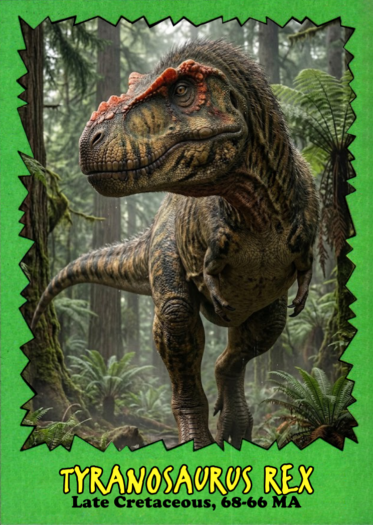 LJACards 2026 "Cretaceous Creatures" Prehistoric Art Trading Cards